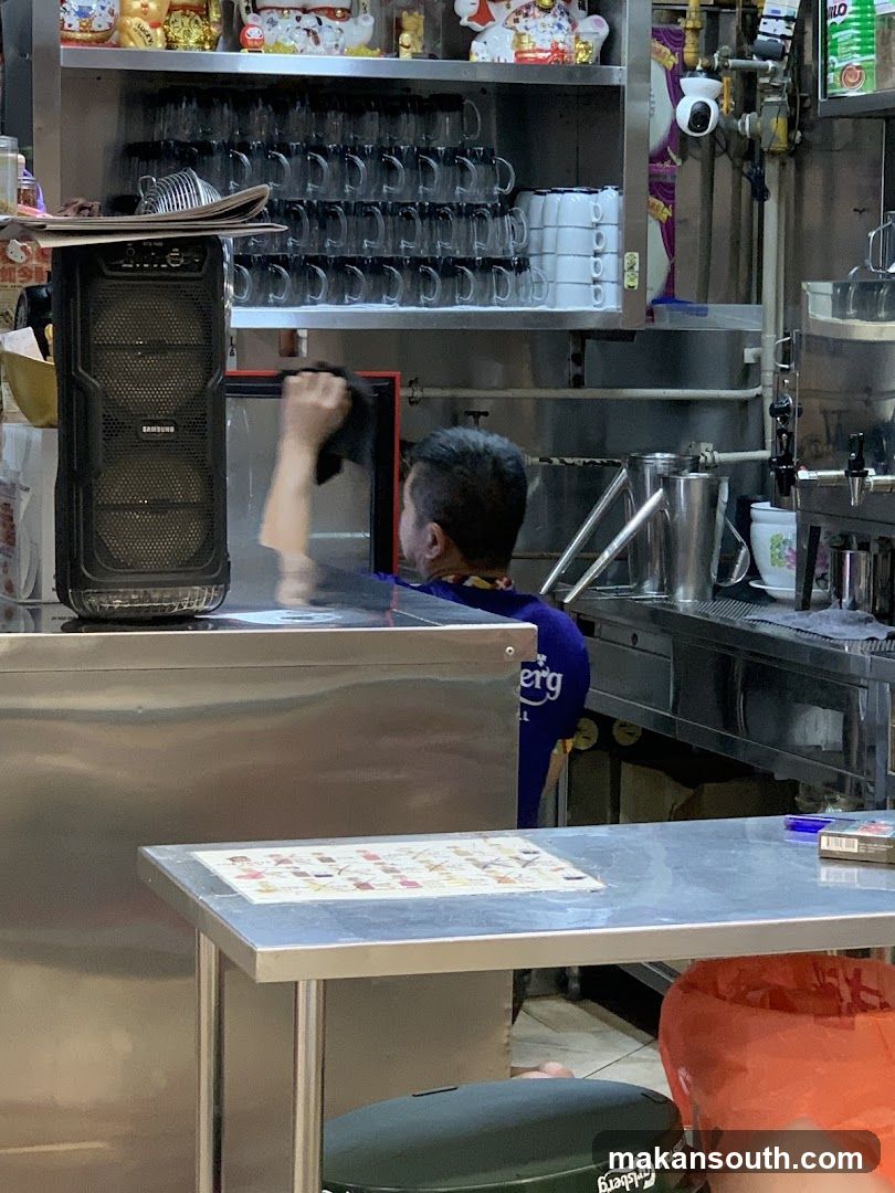 Barista cleaning equipment