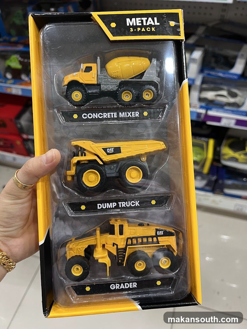 CAT Metal 3-Pack Construction Vehicles