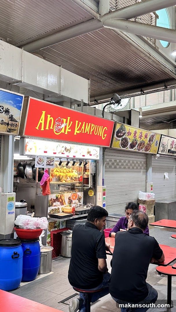 Food Stall with Rotisserie Chickens