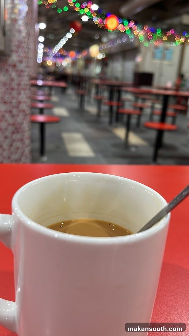 Coffee Mug in Food Court
