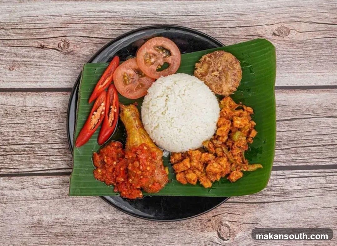 Indonesian Rice Plate