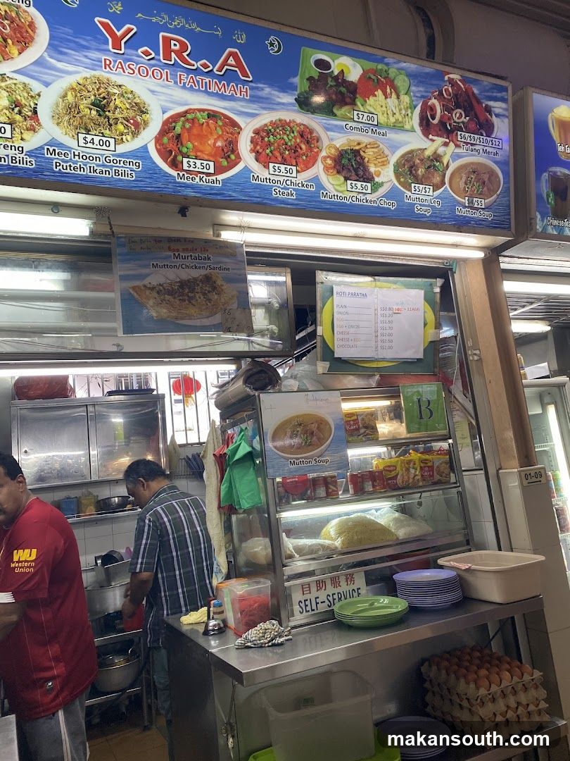 Food Stall Menu and Kitchen