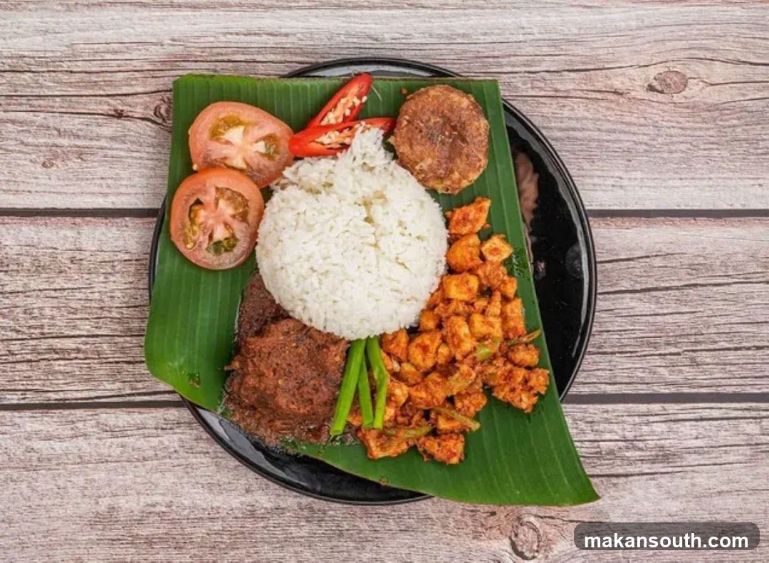 Rice dish with meat and vegetables