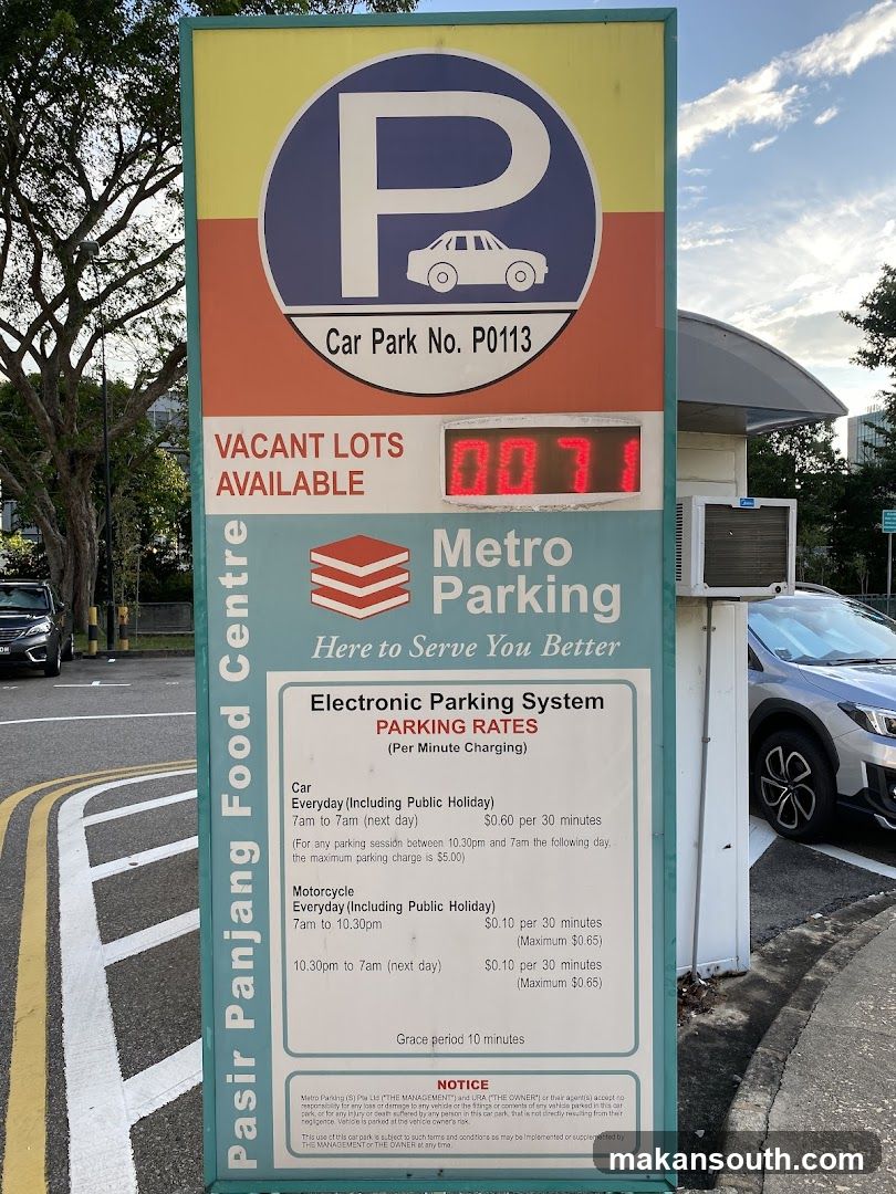 Metro Parking Electronic Parking System Rates