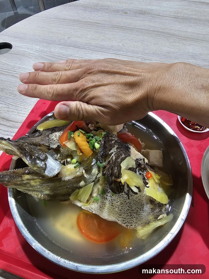 Steamed Fish Head