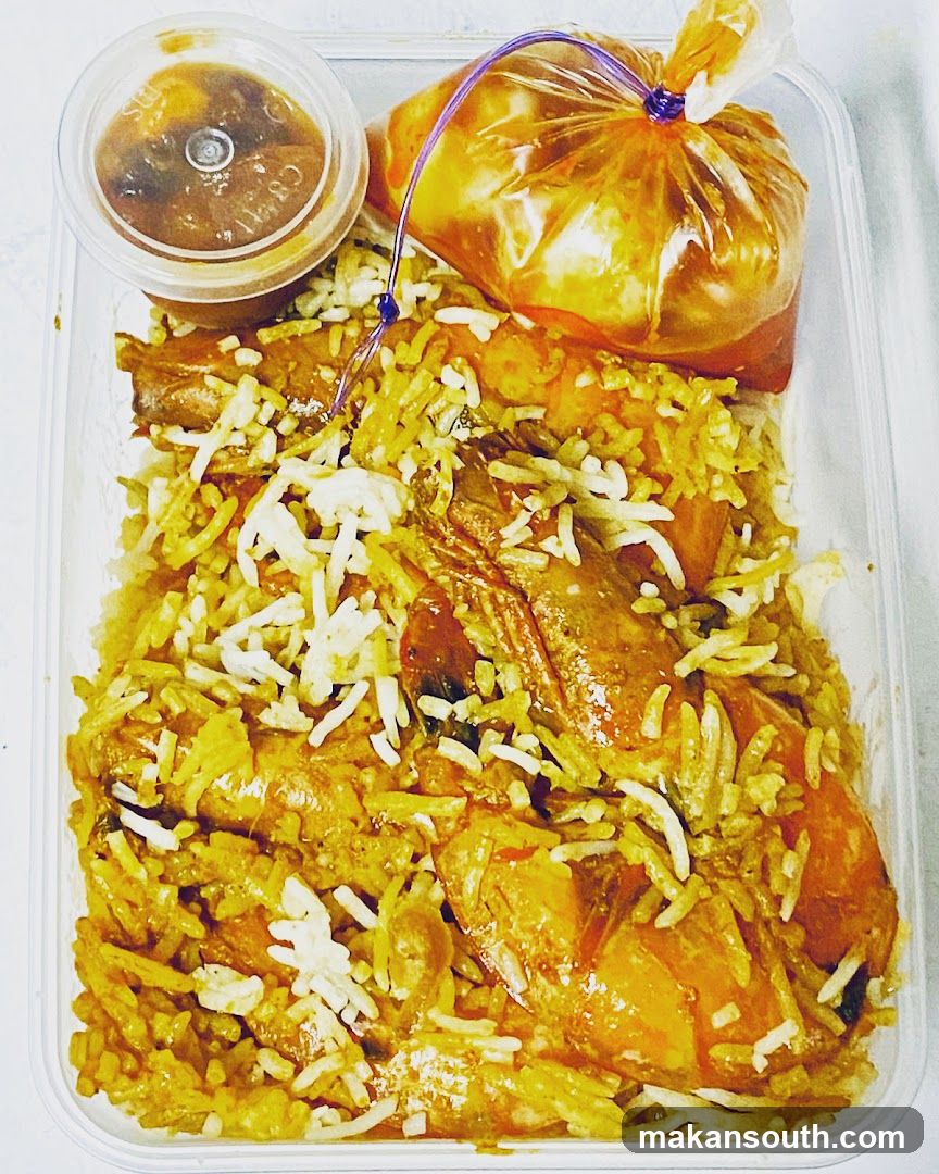 Chicken Biryani with Sauce