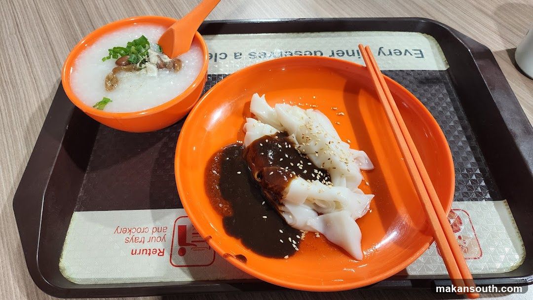 Congee and Rice Noodle Rolls