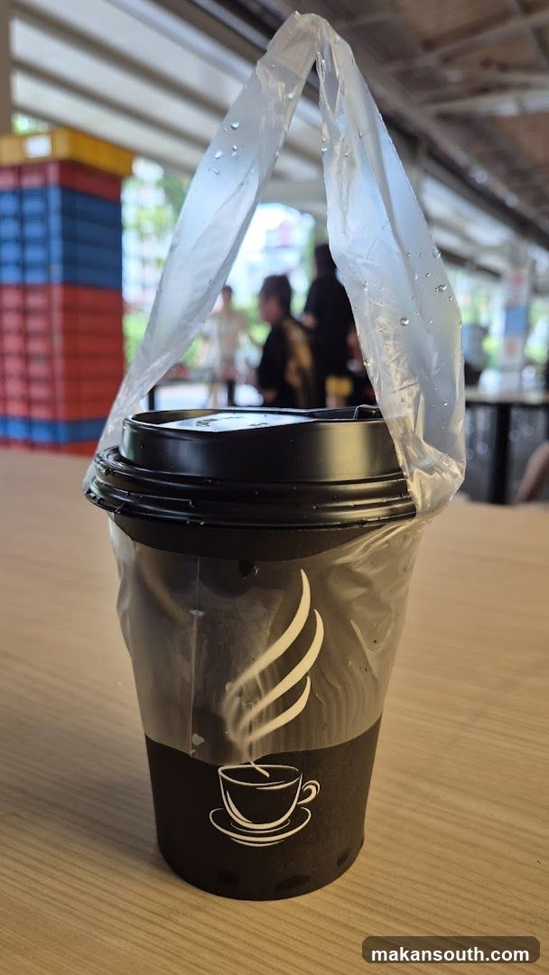 Coffee Cup in Plastic Bag