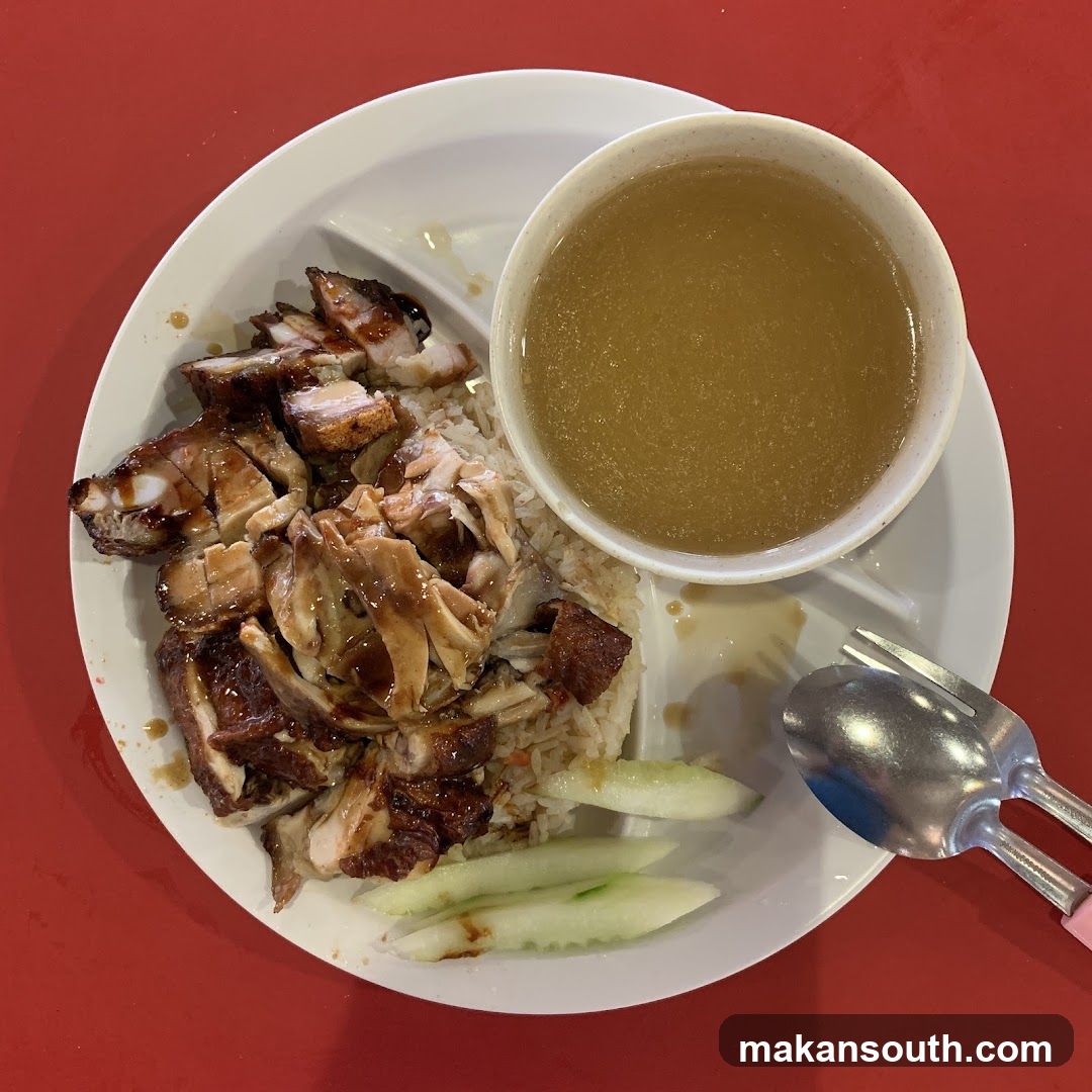 Roast Chicken and Pork Rice