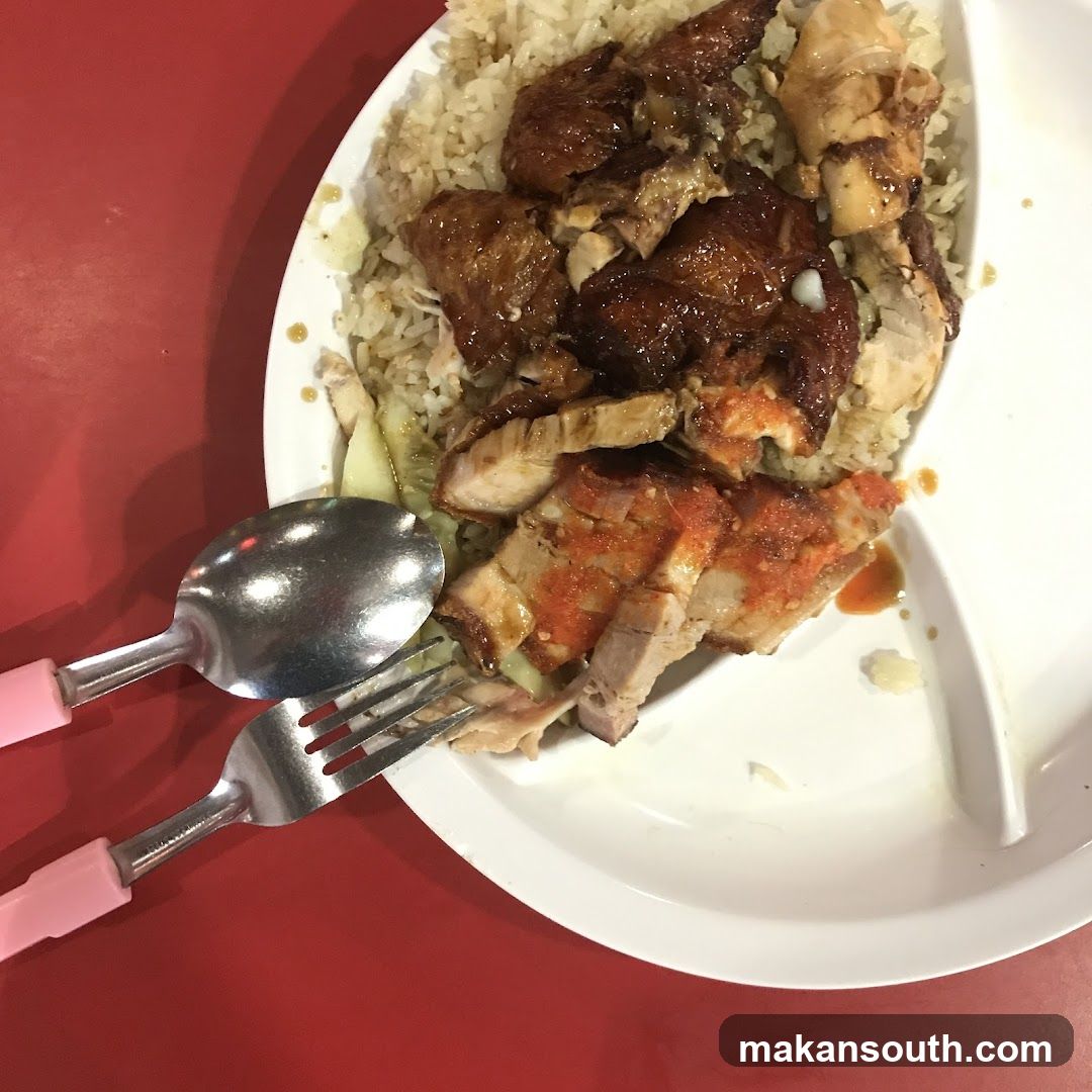 Roast Chicken and Pork Rice