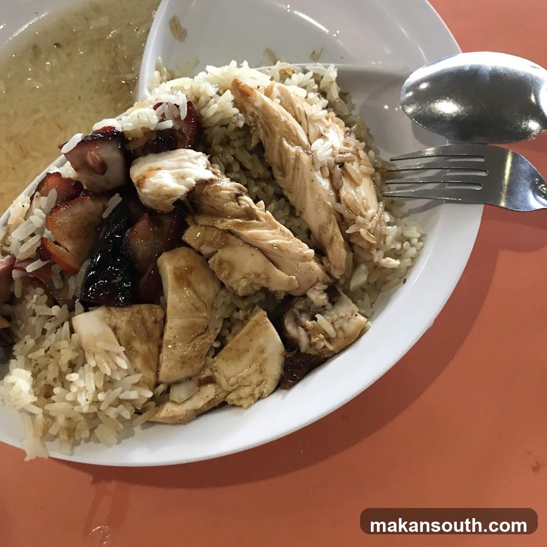 Chicken and Char Siu Rice