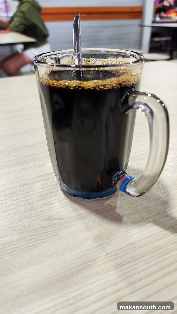 Coffee in a glass mug
