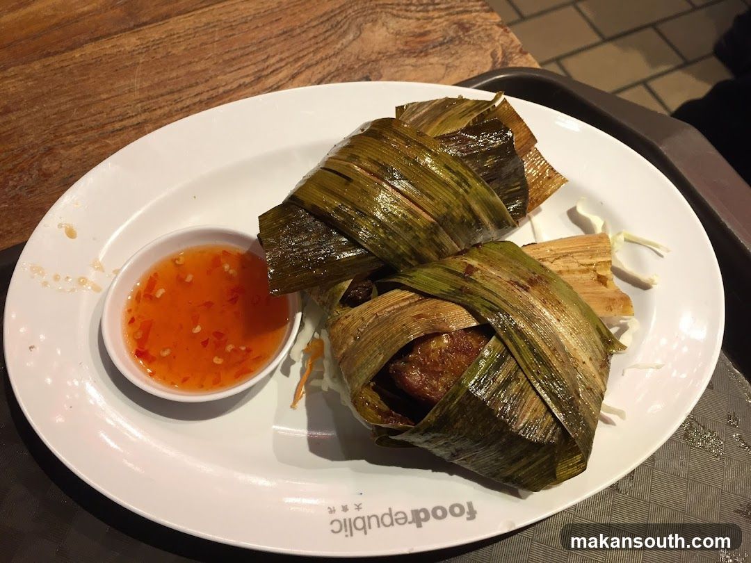 Chicken Wrapped in Pandan Leaves