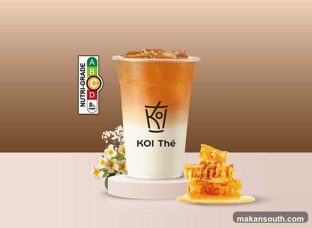 KOI Thé Drink with Honeycomb