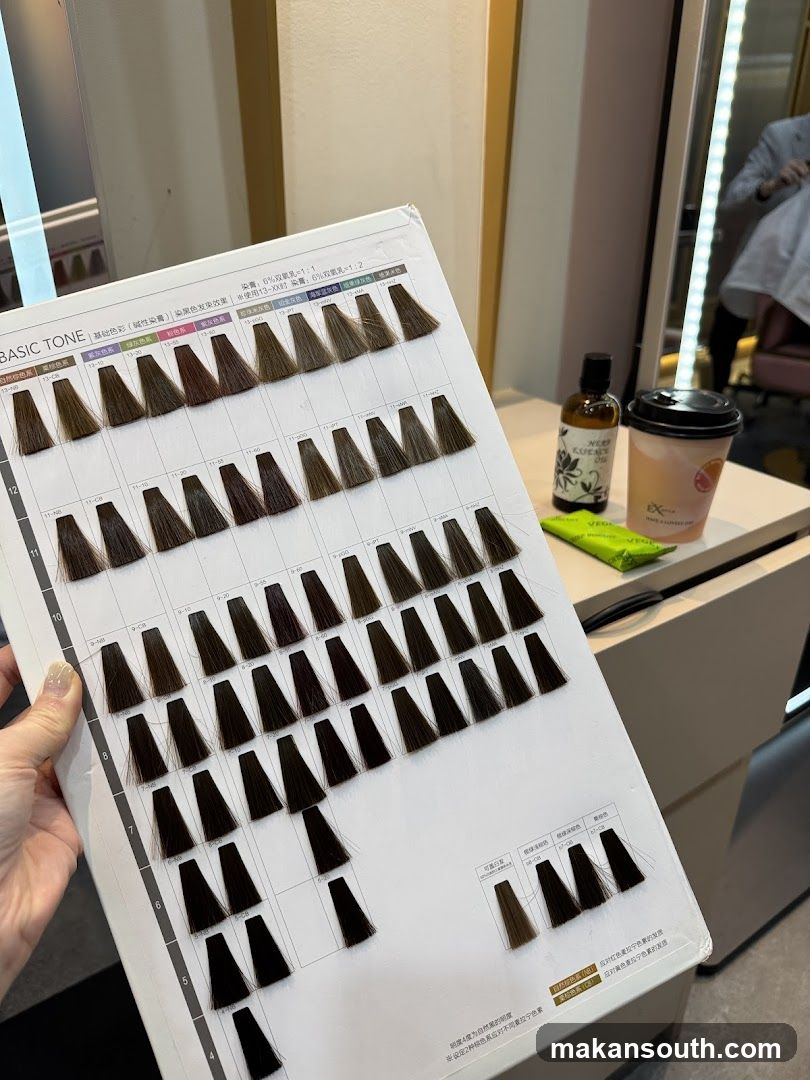 Hair Color Chart