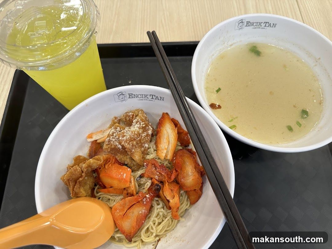 Laksa with Fried Tofu and Egg