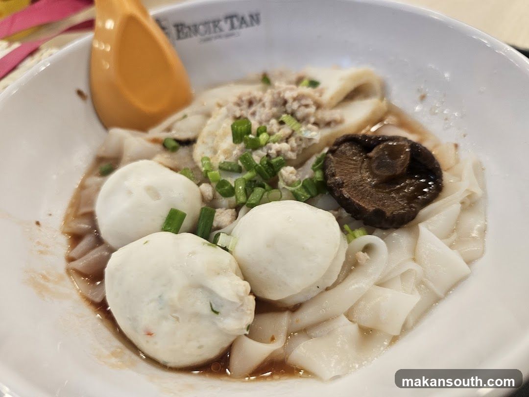 Noodle Dish with Char Siu and Wonton