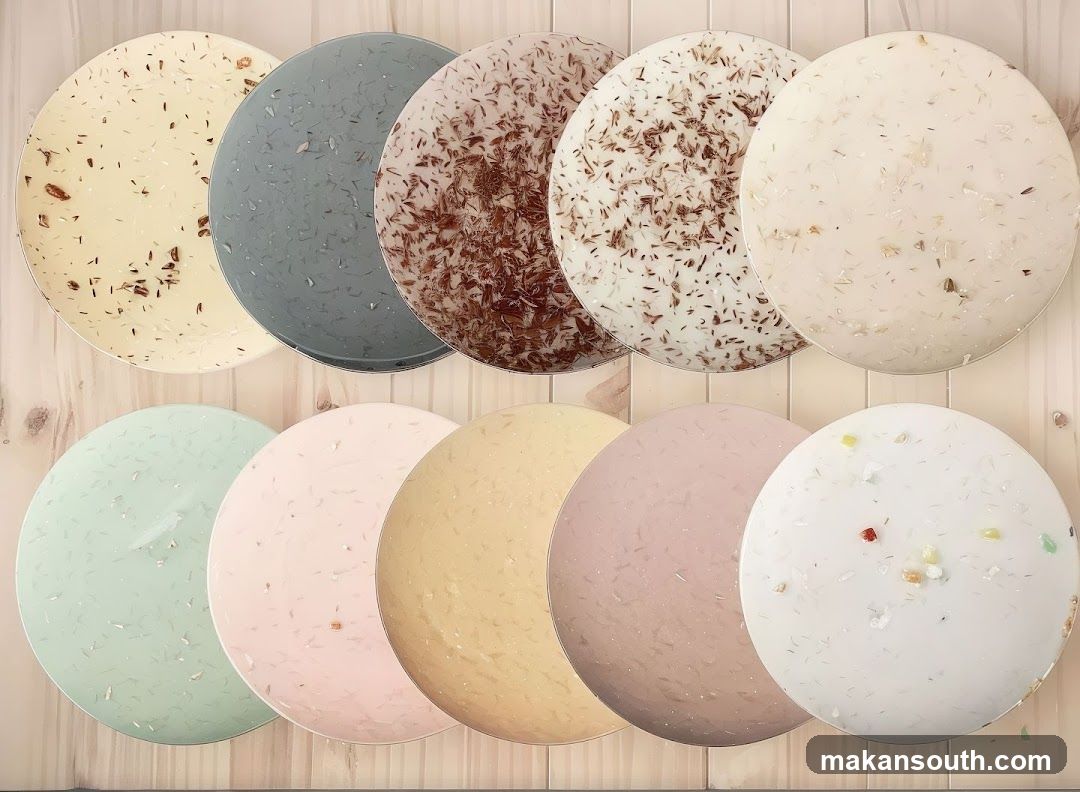 Assortment of Round Decorative Plates