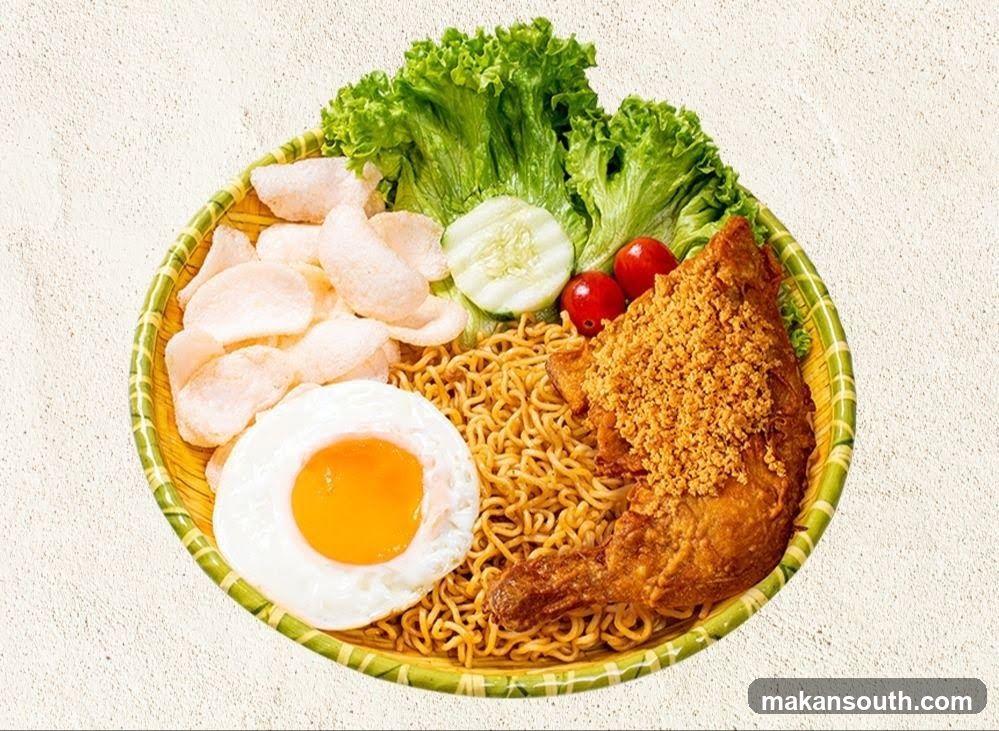 Fried Chicken and Noodles