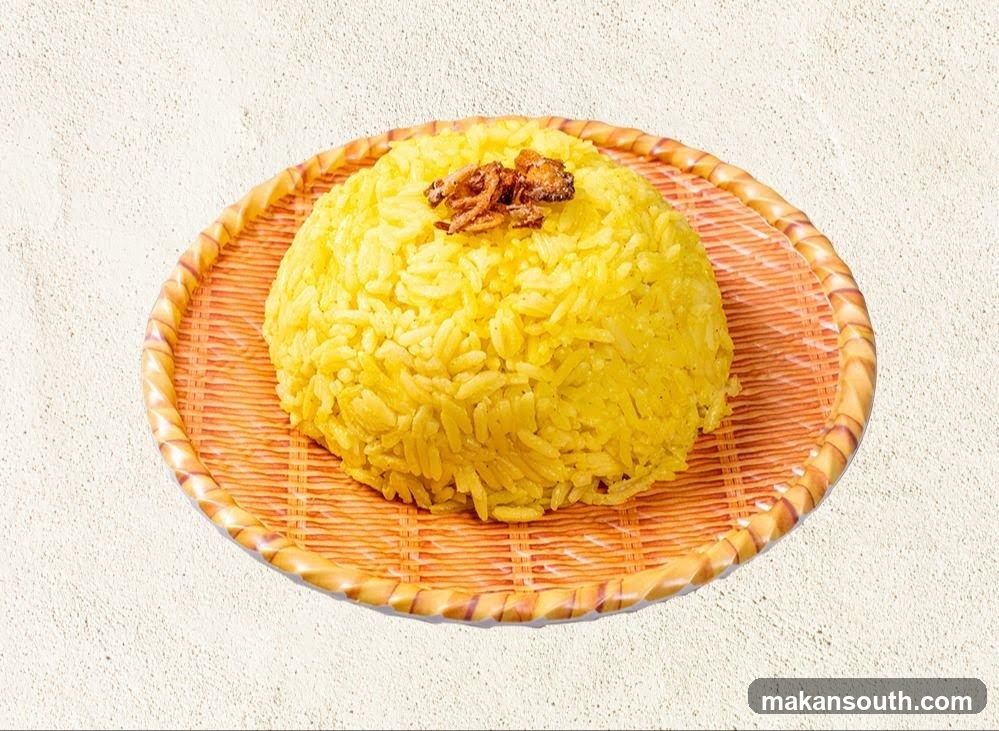 Yellow Rice with Fried Onions