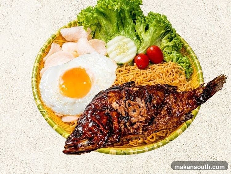 Fried Fish with Noodles