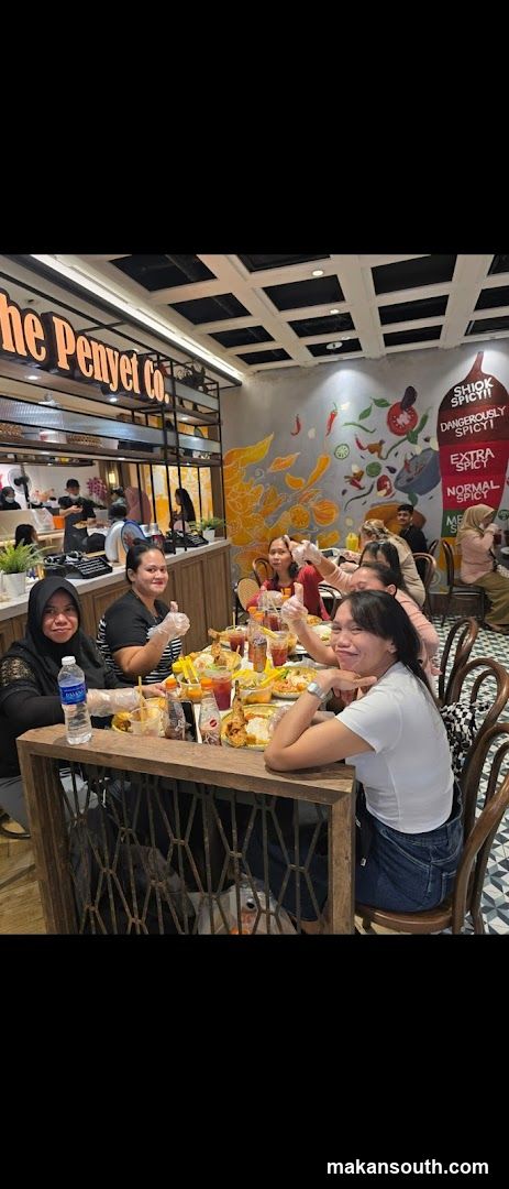 Group enjoying a meal at a restaurant