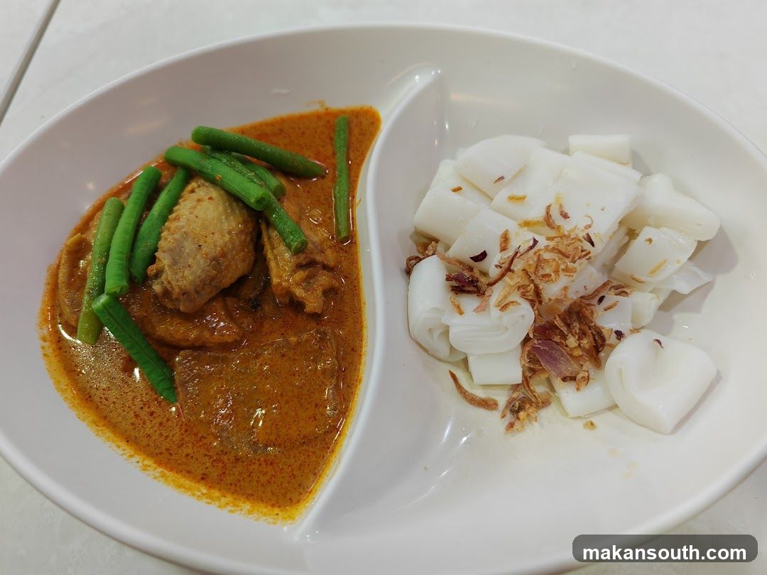 Curry Chicken with Rice Noodles