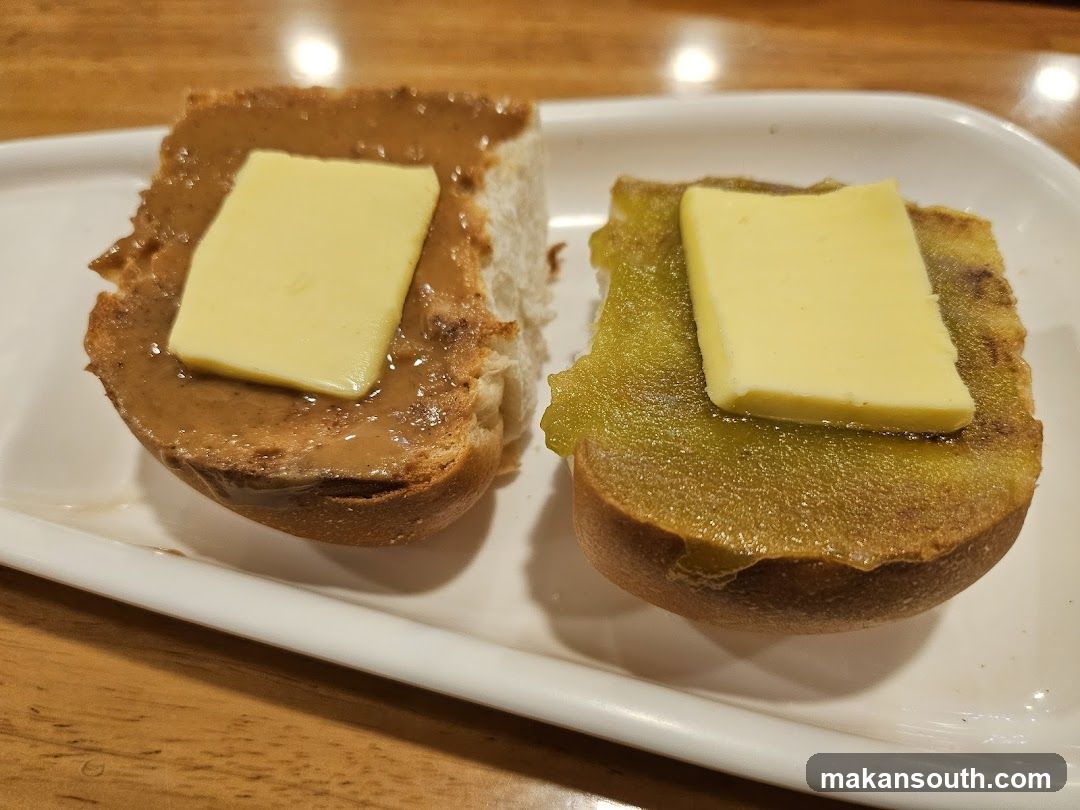 Peanut Butter and Kaya Toast
