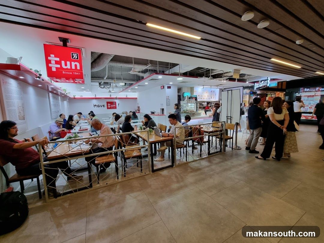 Restaurant Interior with Diners