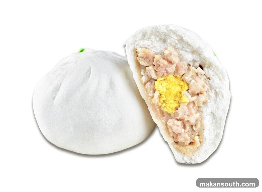Steamed Buns with Pork and Egg Filling