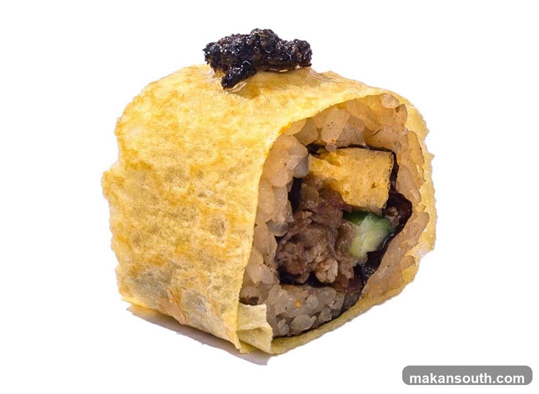 Deep-fried sushi roll