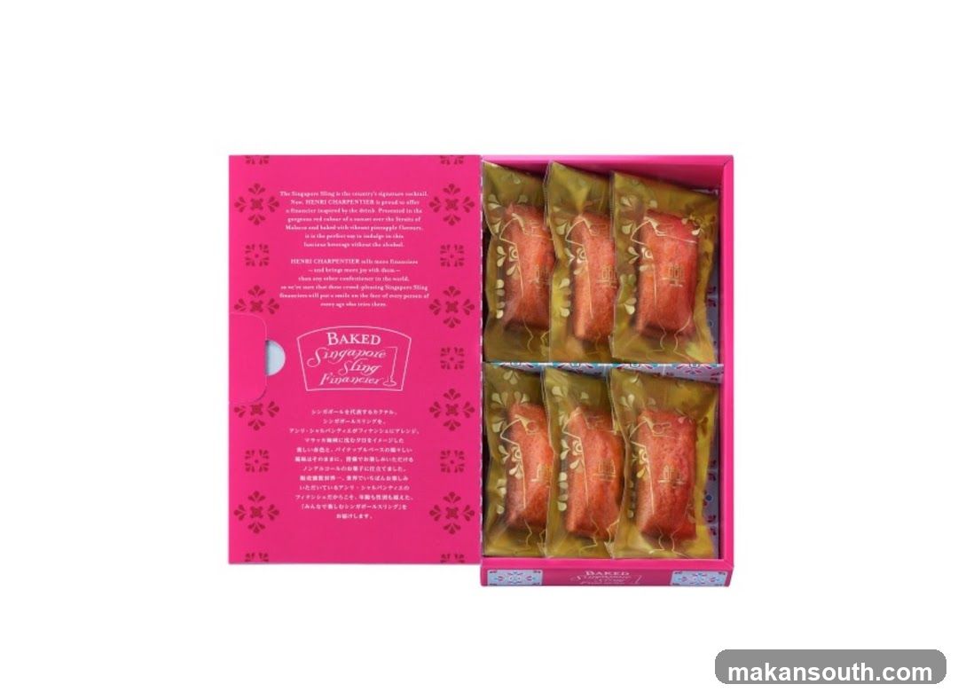 Baked Singapore Sling Financiers