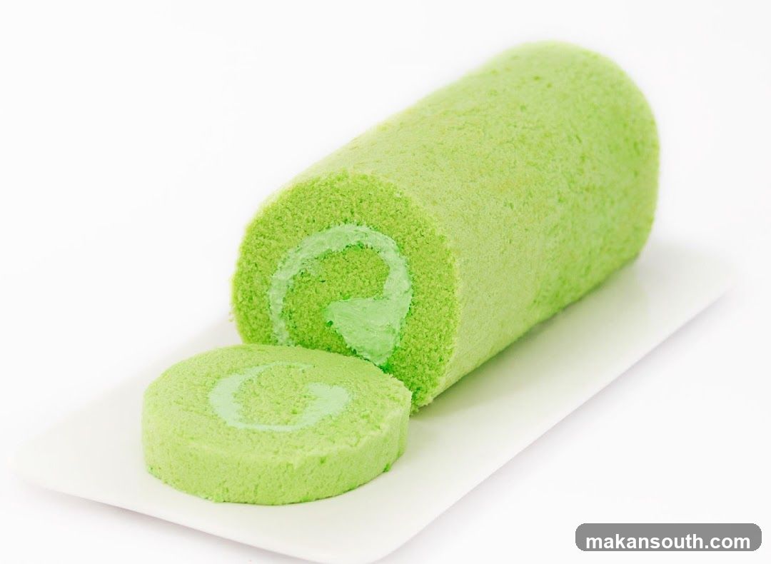 Pandan Swiss Roll