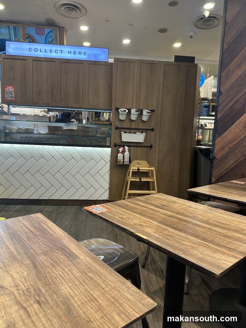 Restaurant Interior with Collection Point