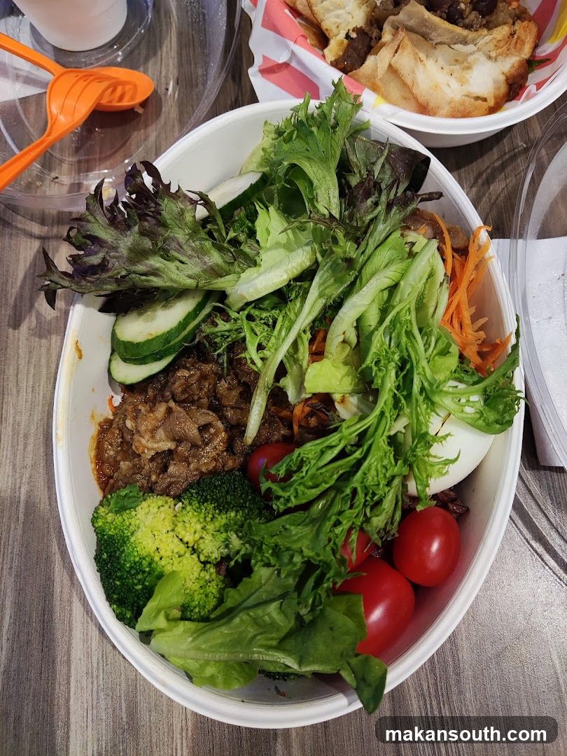 Beef and Salad Bowl