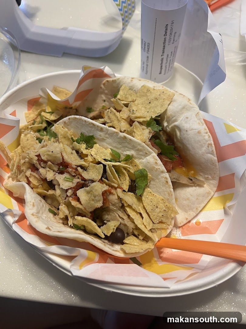 Tacos with Chips and Salsa
