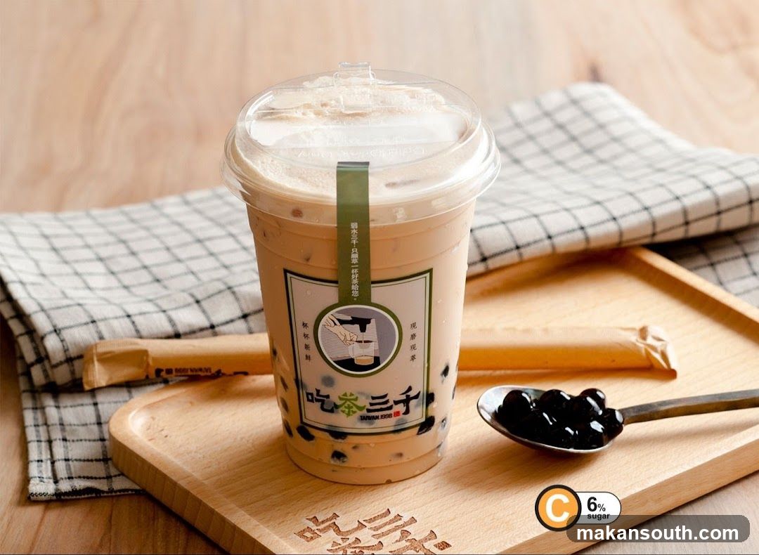Bubble Tea with Tapioca Pearls