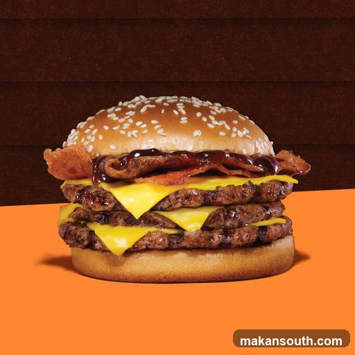 Triple Cheeseburger with Bacon