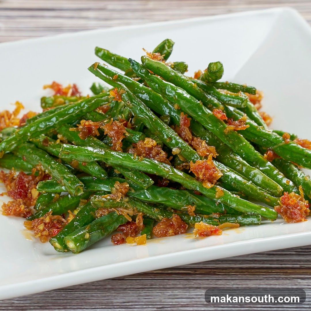 Green Beans with Toppings