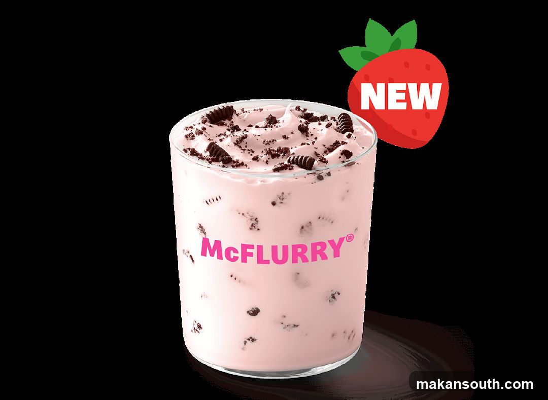 Strawberry Oreo McFlurry