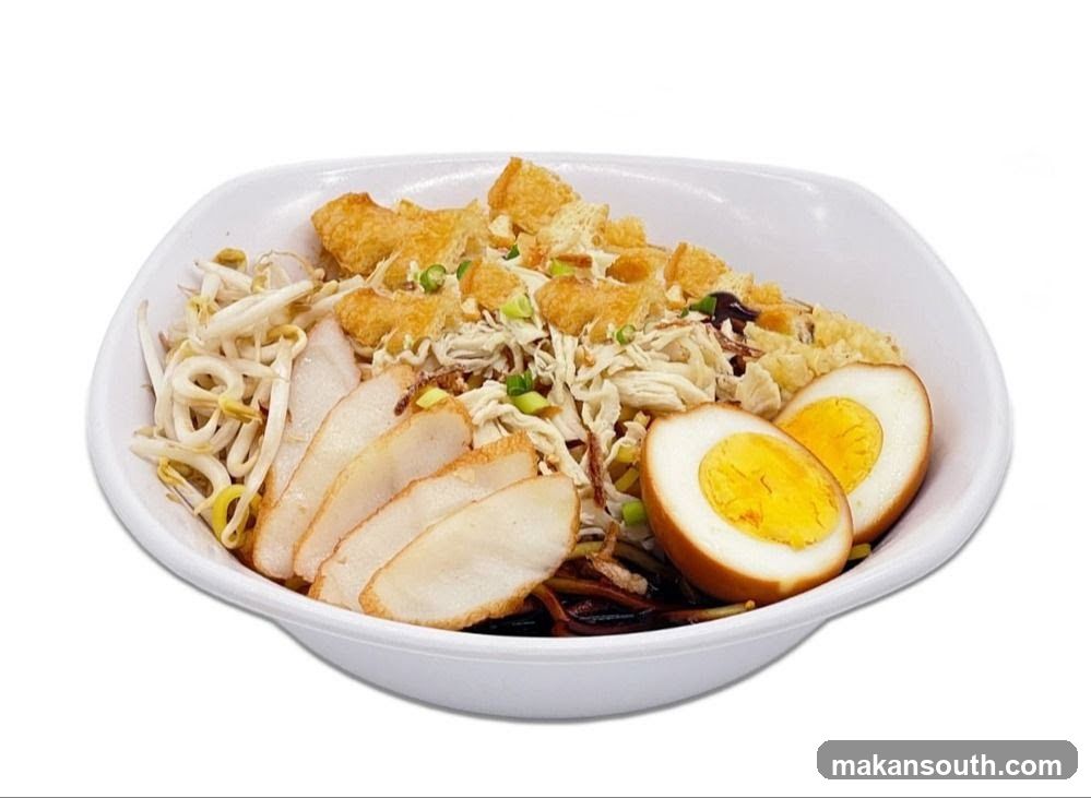 Noodle Dish with Egg and Chicken