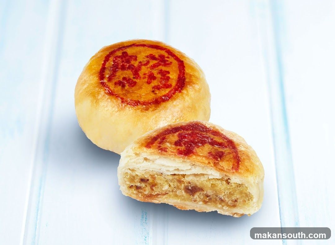 Pastries with Red Stamped Designs
