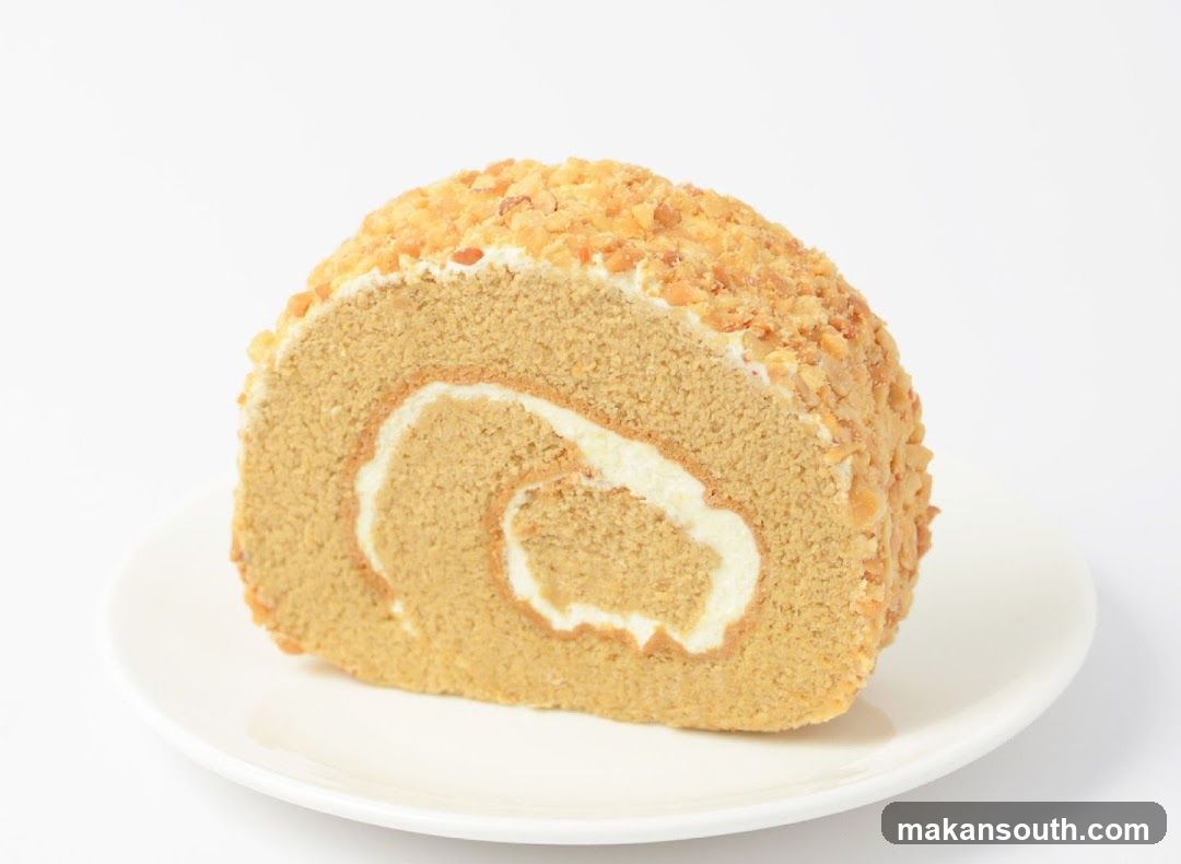Coffee Swiss Roll Cake