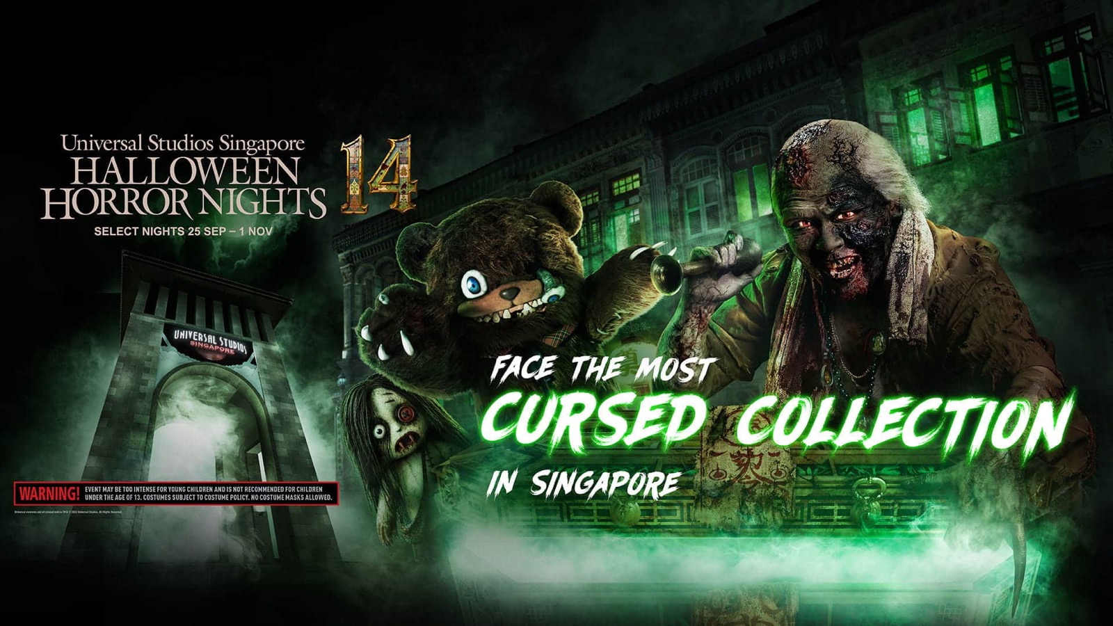 Halloween Horror Nights 14 at USS: Karang Guni leads 18 nights from 25 September