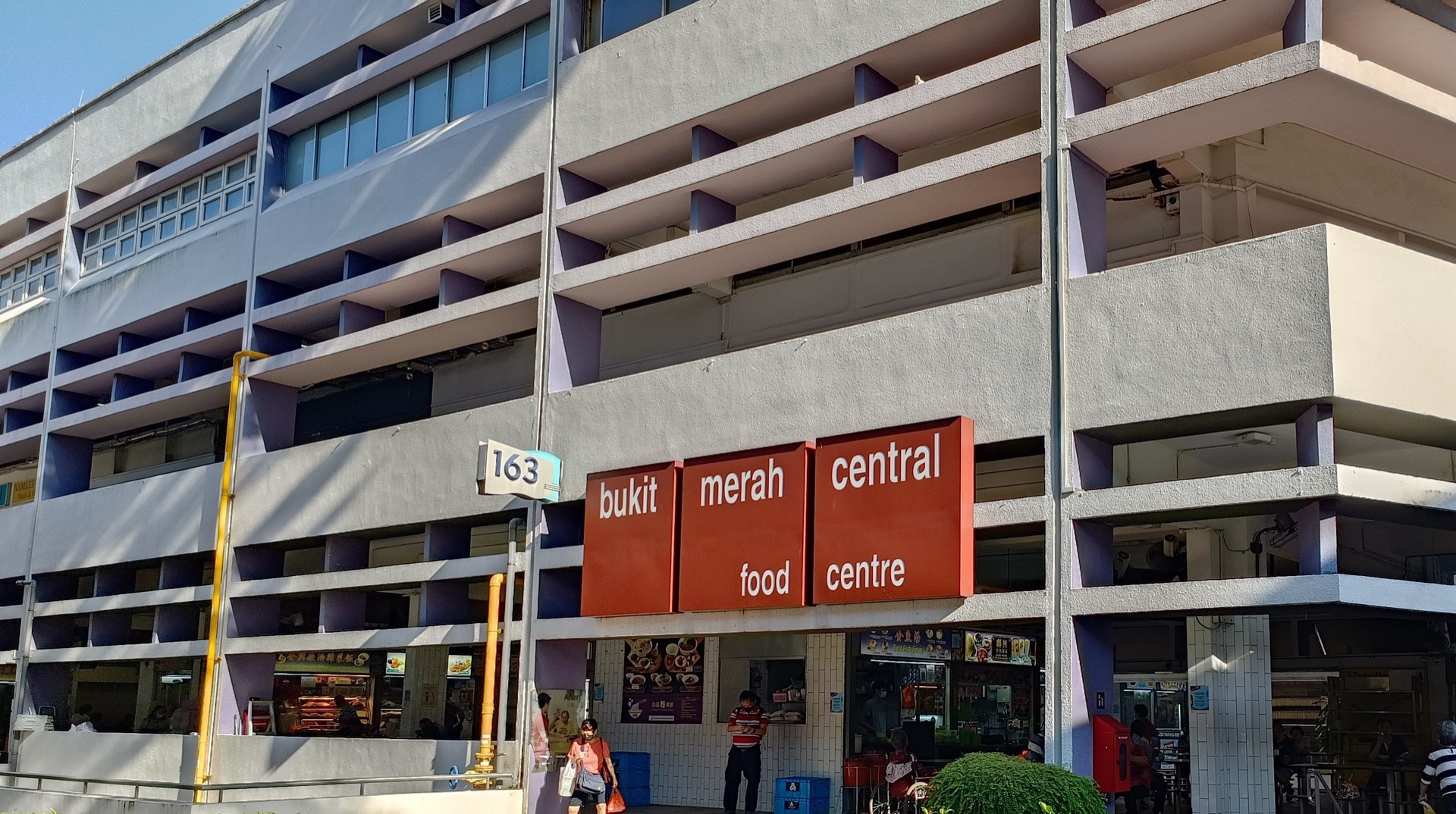 Bukit Merah Central Food Centre at Block 163, closed 26 to 27 December 2026