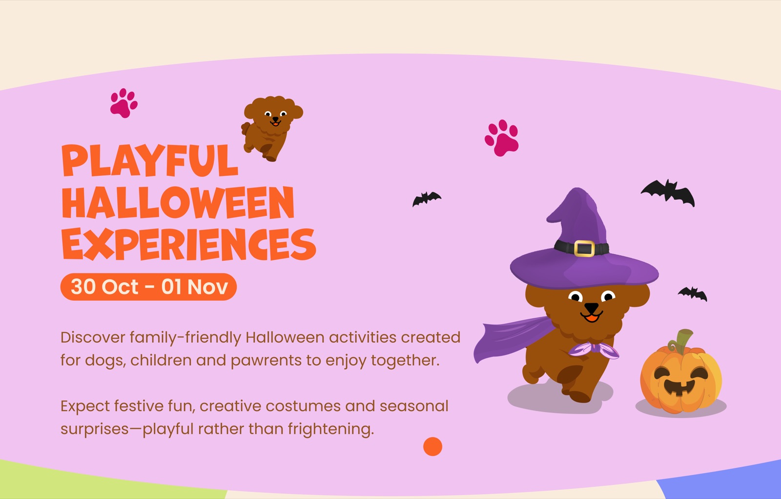 Playful Halloween activities at Singapore Dog Festival 2026 from 30 October to 1 November